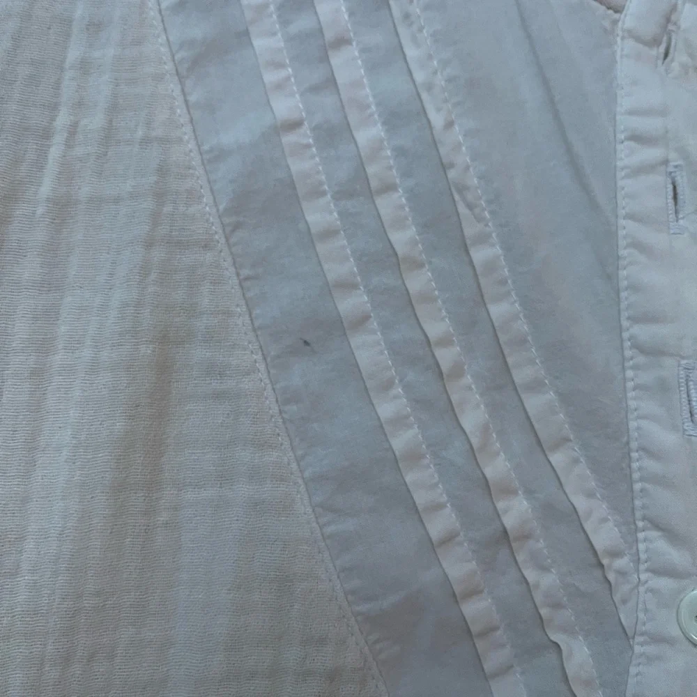 XIRENA | Lana Cotton Gauzy Popover Blouse Top Oat XS